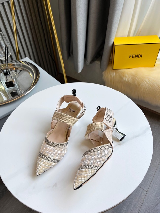 Fendi Shoes 91044-2 Heel height 5CM