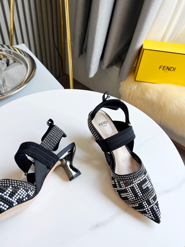 Fendi Shoes 91044-3 Heel height 5CM