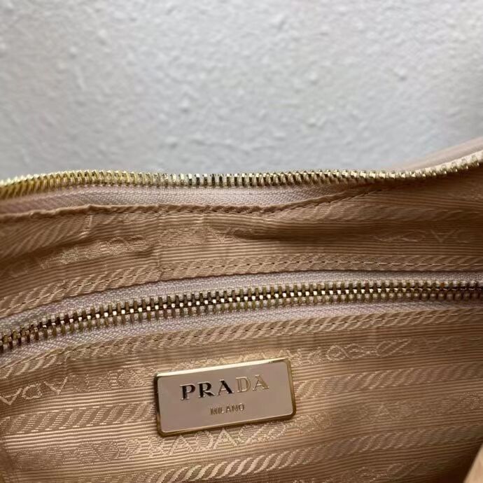 Prada System nappa leather patchwork shoulder bag 1AC151 Biscuits