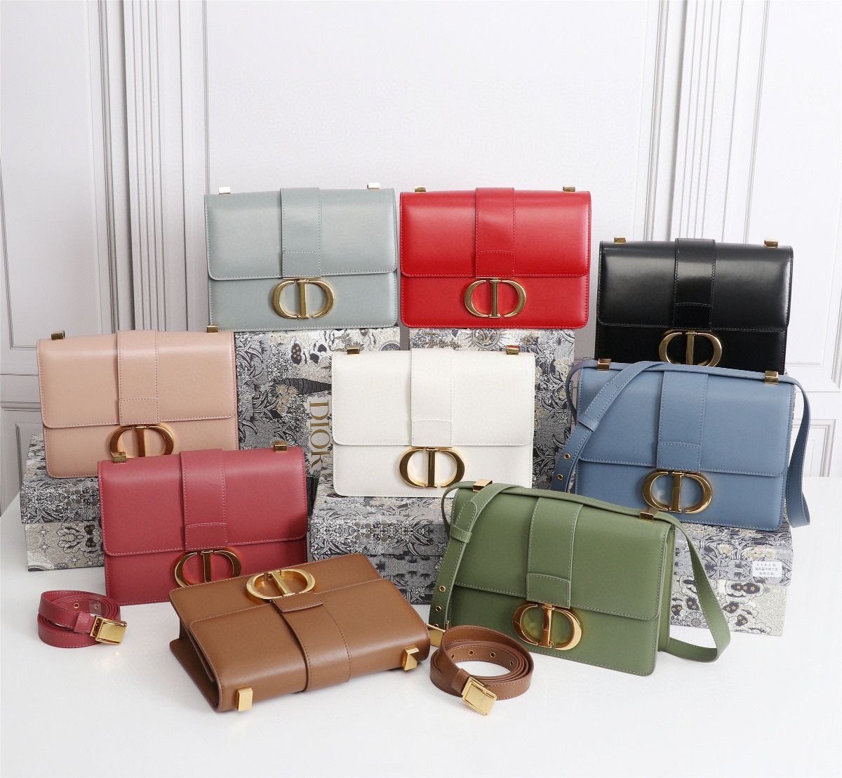 DIOR 30 MONTAIGNE BAG Box Calfskin M9203UM