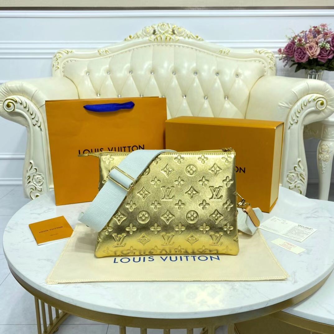 Louis Vuitton COUSSIN PM M57793 gold