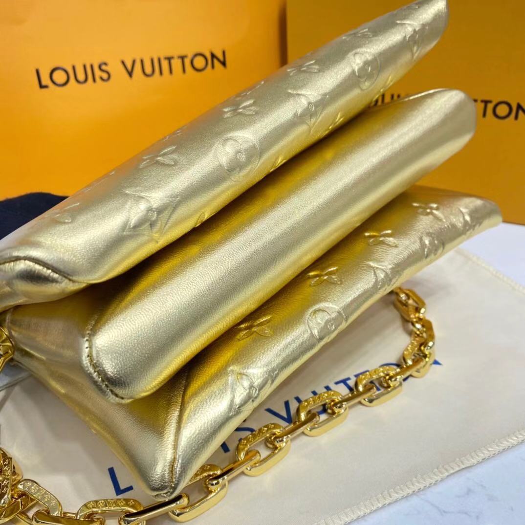 Louis Vuitton COUSSIN PM M57793 gold