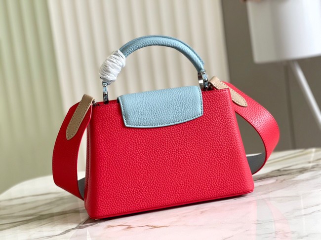 Louis Vuitton CAPUCINES BB M48865 red&sky blue