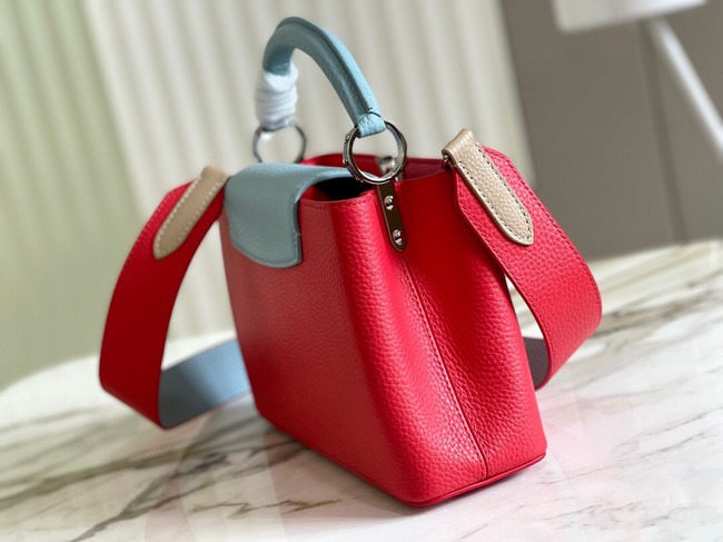 Louis Vuitton CAPUCINES BB M48865 red&sky blue