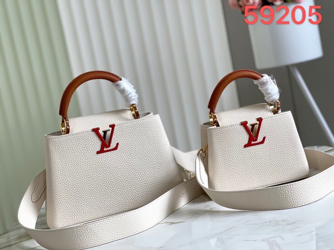 Louis Vuitton CAPUCINES BB M48865 white&brown