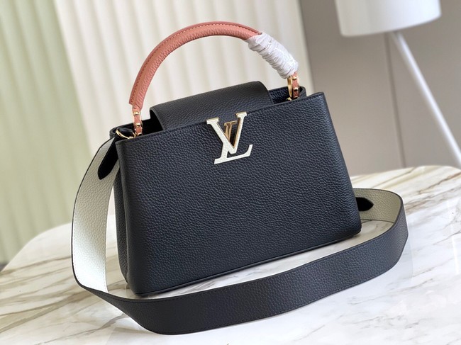 Louis Vuitton CAPUCINES BB M56904 black&pink