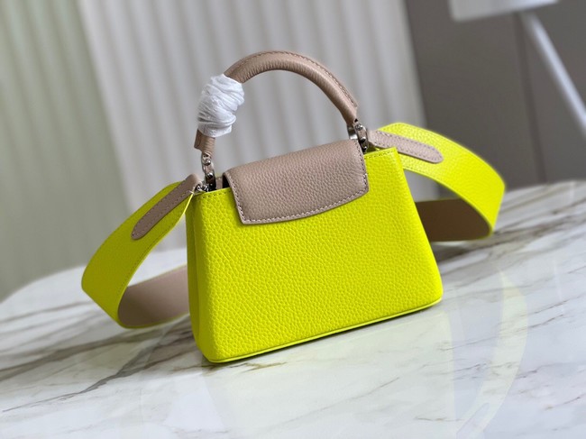 Louis Vuitton CAPUCINES MINI M59205 Lemon&light gray