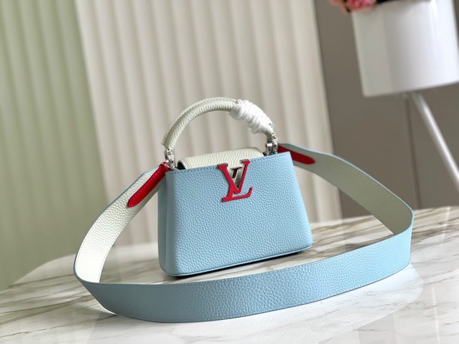 Louis Vuitton CAPUCINES MINI M59205 blue&white