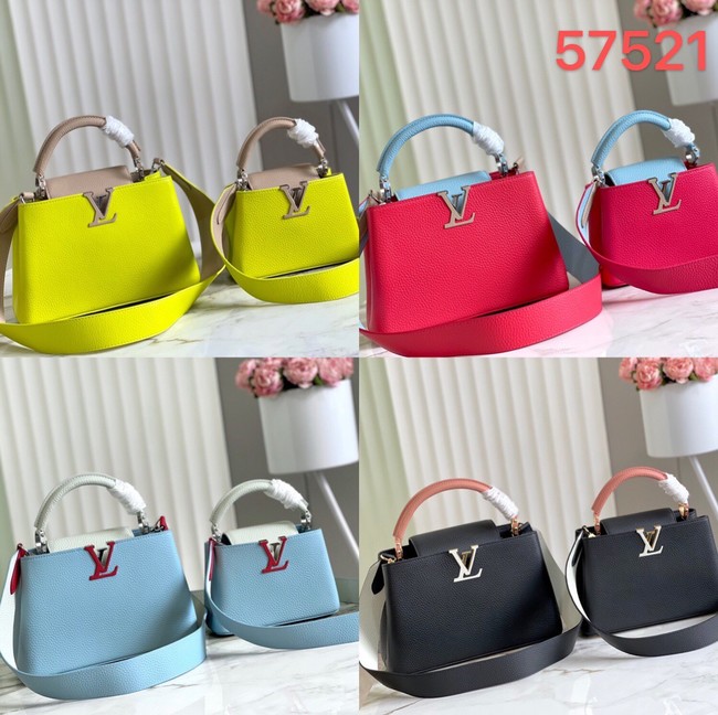 Louis Vuitton CAPUCINES MINI M59205 red&sky blue