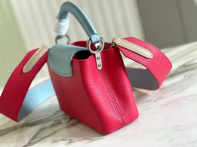 Louis Vuitton CAPUCINES MINI M59205 red&sky blue