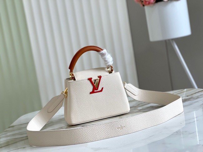 Louis Vuitton CAPUCINES MINI M59205 white&brown