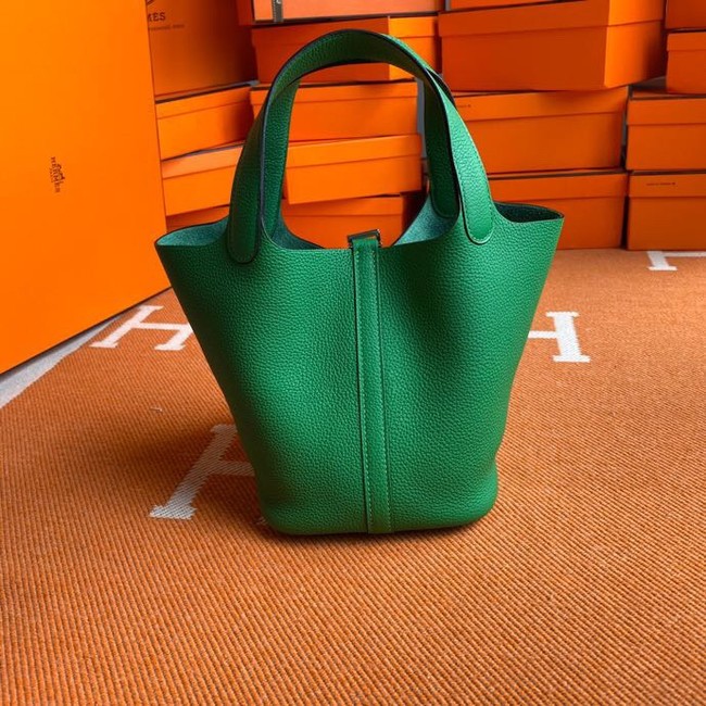 Hermes Picotin Lock Bags Original togo Leather PL3388 green