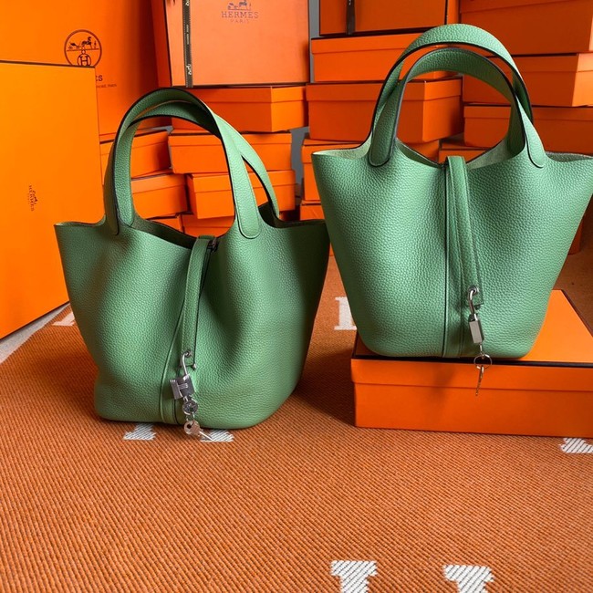 Hermes Picotin Lock Bags Original togo Leather PL3388 light green