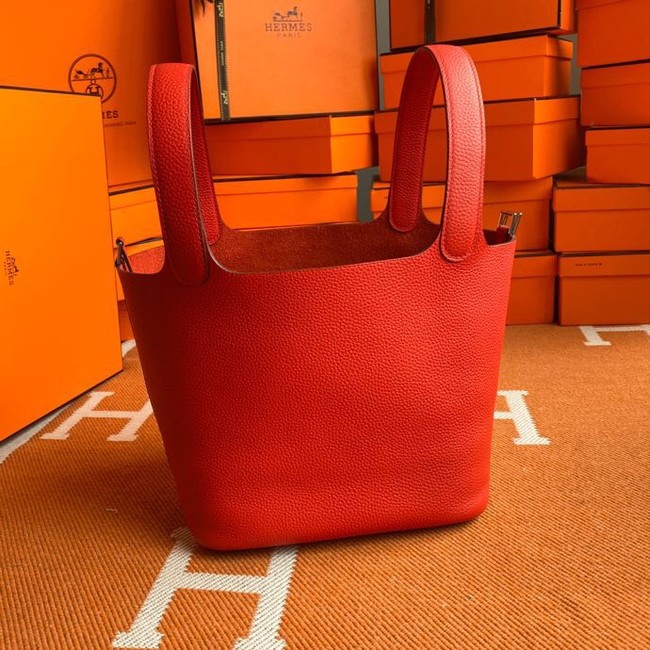 Hermes Picotin Lock Bags Original togo Leather PL3388 red