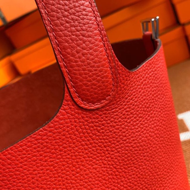 Hermes Picotin Lock Bags Original togo Leather PL3388 red