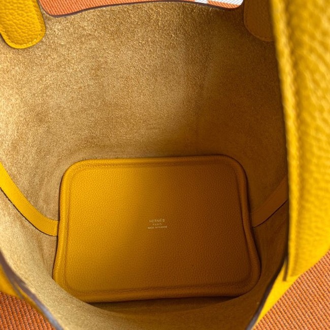 Hermes Picotin Lock Bags Original togo Leather PL3388 yellow