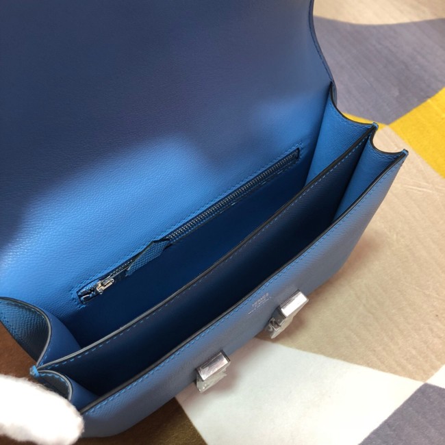 Hermes Original Espom Leather Constance Bag 5333 blue