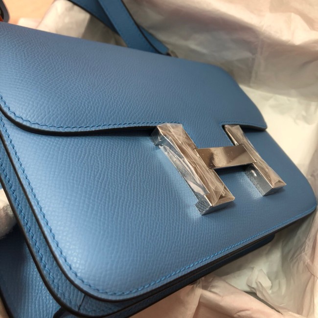 Hermes Original Espom Leather Constance Bag 5333 blue