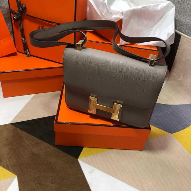 Hermes Original Espom Leather Constance Bag 5333 gray