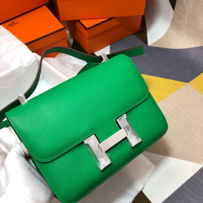 Hermes Original Espom Leather Constance Bag 5333 green