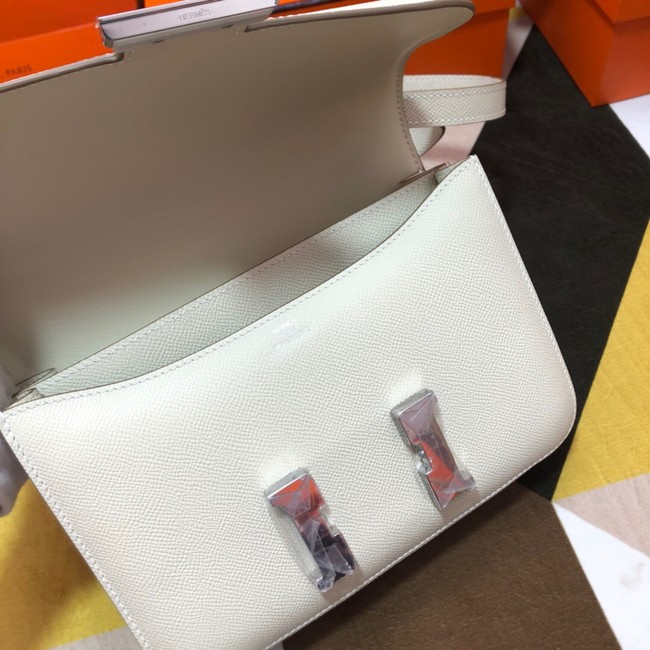 Hermes Original Espom Leather Constance Bag 5333 white