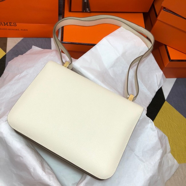 Hermes Original Espom Leather Constance Bag 5333 white