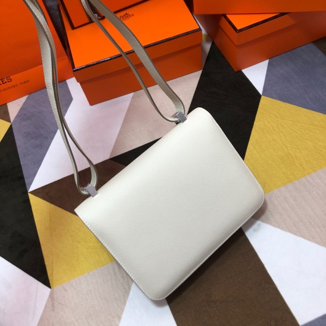 Hermes Original Espom Leather Constance Bag 5333 white