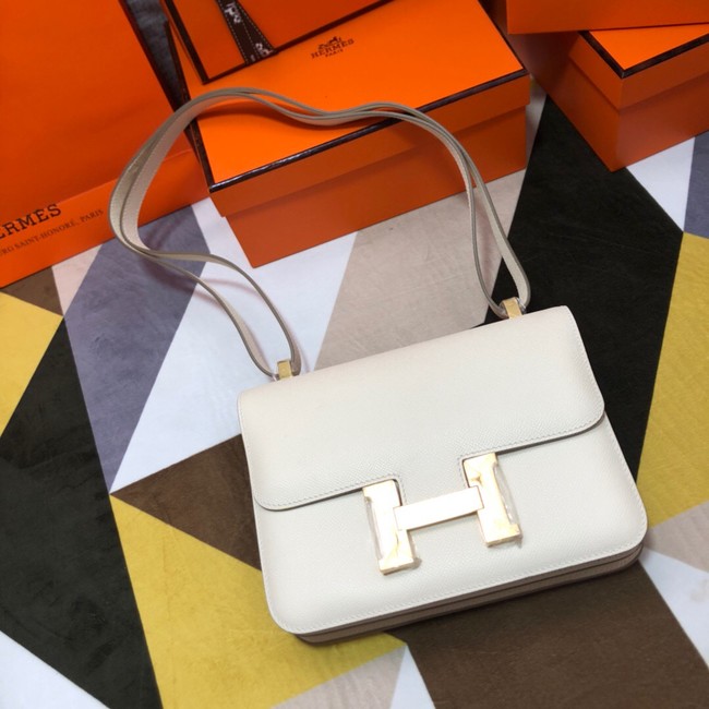 Hermes Original Espom Leather Constance Bag 5333 white