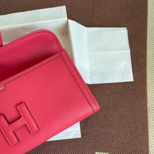 Hermes Original jige swift Leather Clutch 37088 plum