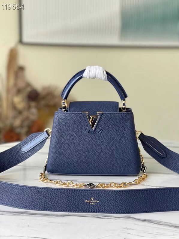 Louis Vuitton CAPUCINES MINI M59065 Navy Blue