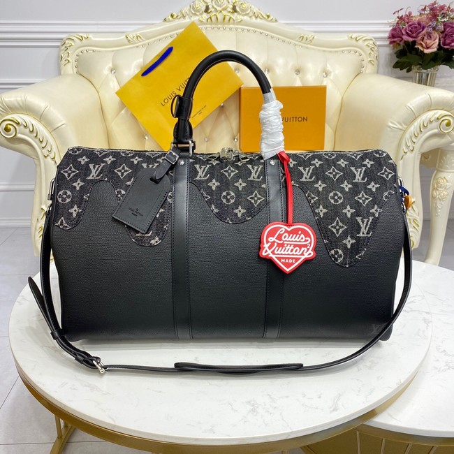 Louis Vuitton KEEPALL BANDOULIERE 50 M45975 black