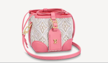 Louis Vuitton NOE PURSE M81112 Ecru Beige & Pink