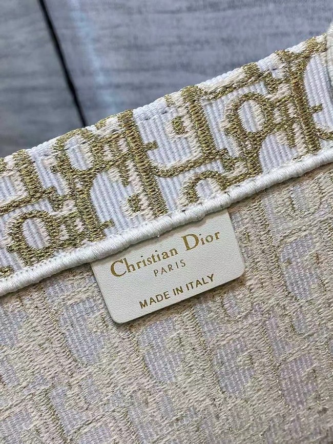 DIOR BOOK TOTE Embroidery C1286-9 cream