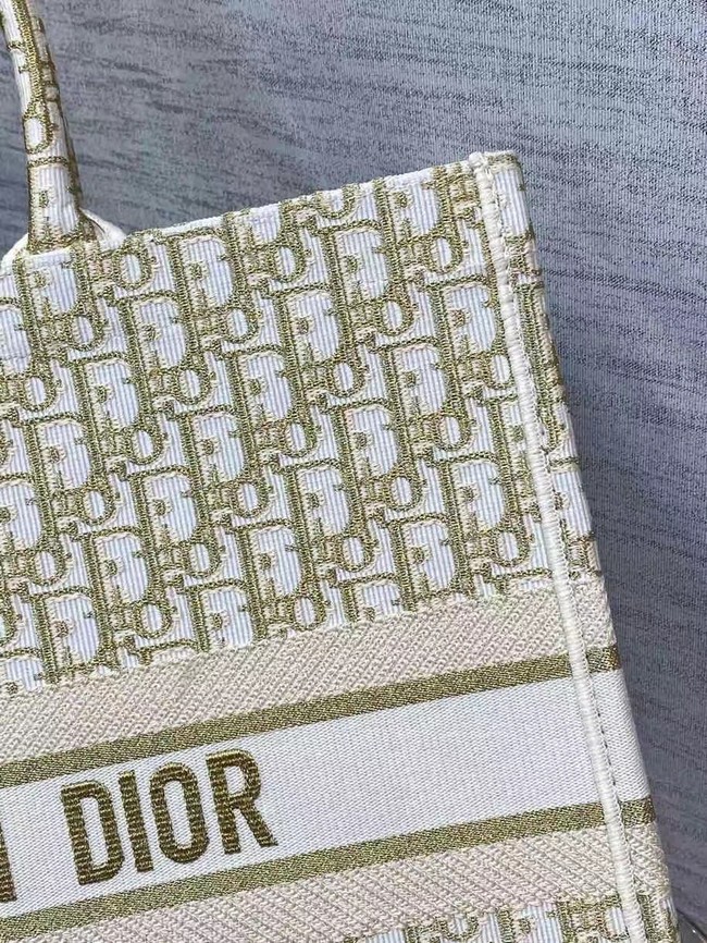 DIOR BOOK TOTE Embroidery C1286-9 cream