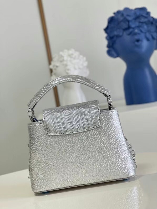 Louis Vuitton CAPUCINES MINI M80239 silver