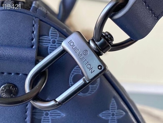 Louis Vuitton KEEPALL BANDOULIERE 50 M45731 Navy Blue