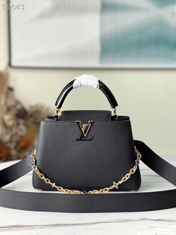 Louis Vuitton CAPUCINES BB M48865 black