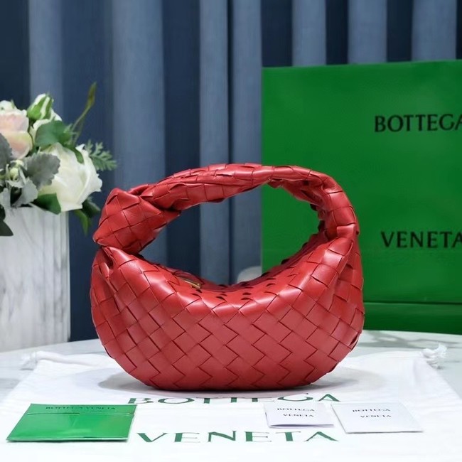 Bottega Veneta MINI JODIE 651876 DARK RED