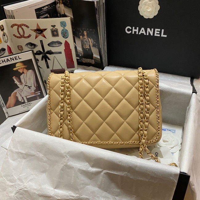 Chanel SMALL FLAP BAG AS1672 apricot