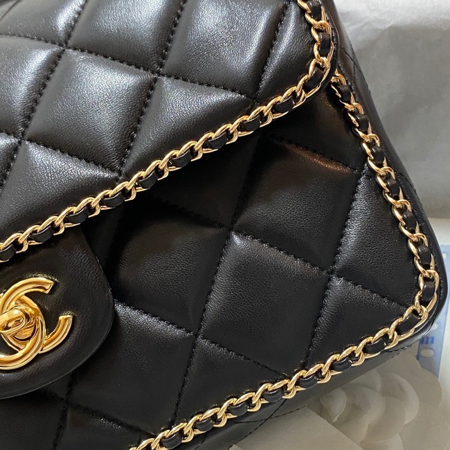 Chanel SMALL FLAP BAG AS1672 black