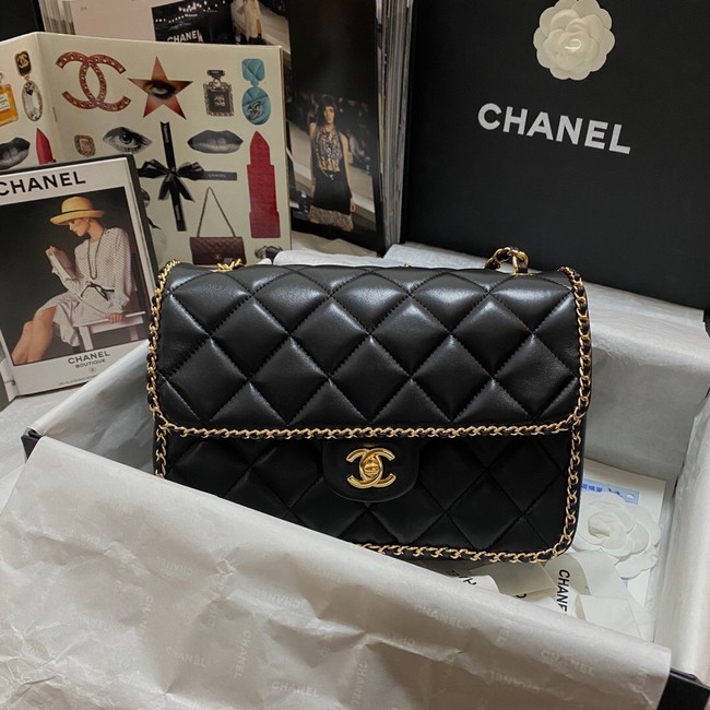 Chanel SMALL FLAP BAG AS1672 black