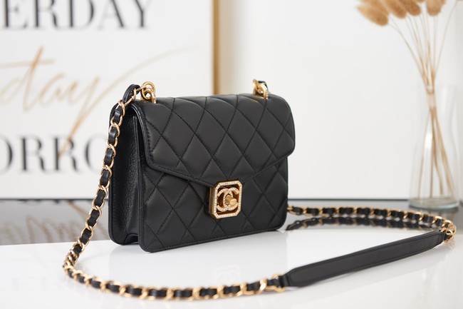 Chanel SMALL FLAP BAG AS2840 BLACK