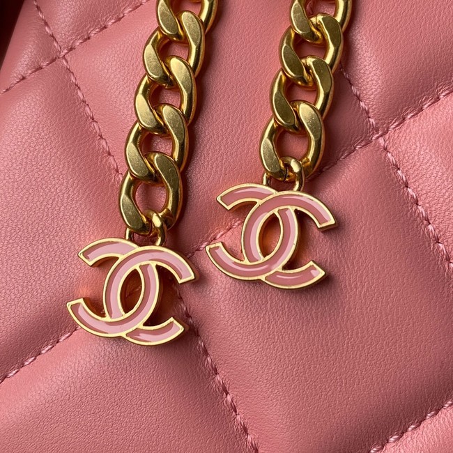 Chanel SMALL Lambskin FLAP BAG AS1793 pink