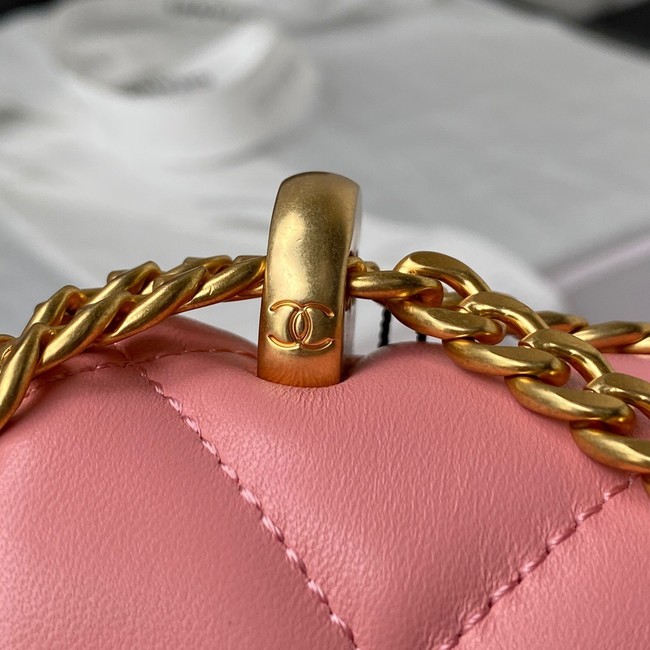 Chanel SMALL Lambskin FLAP BAG AS1793 pink