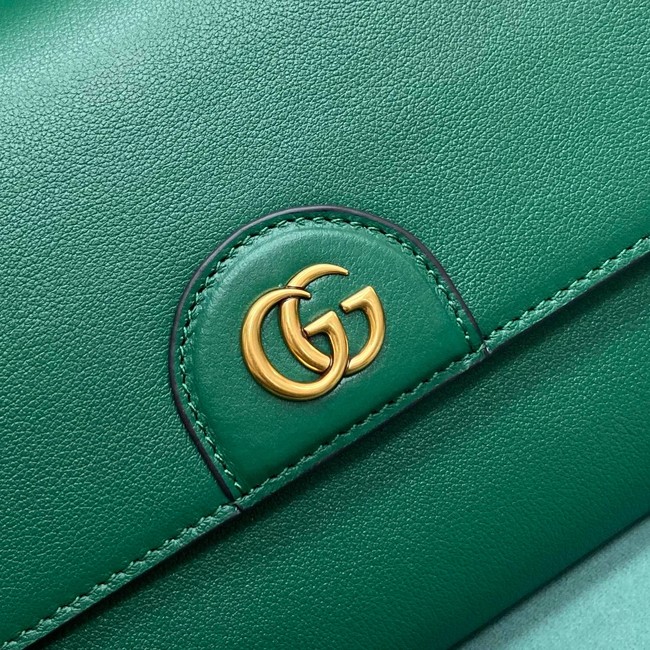 Gucci Small top handle bag with Bamboo 675794 green