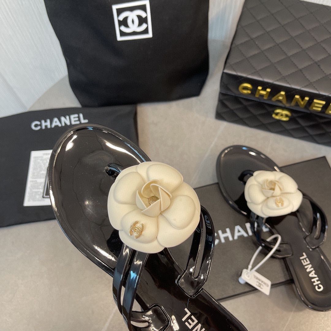 Chanel Slippers Shoes CC62319 Flower