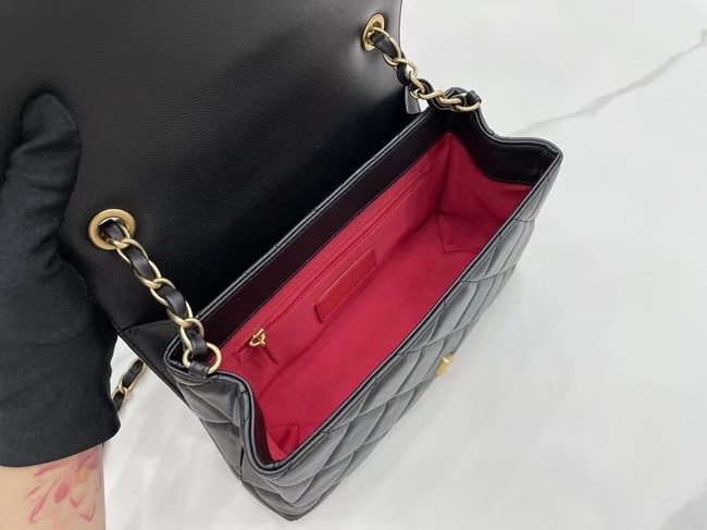 Chanel Flap Lambskin Shoulder Bag AS2557 black