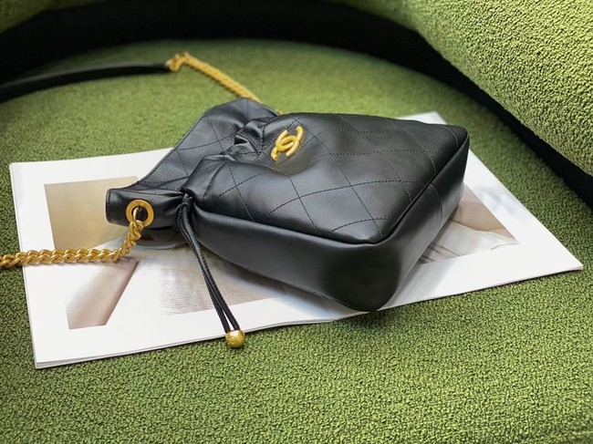 Chanel SMALL Lambskin Shoulder Bag SS2088 black