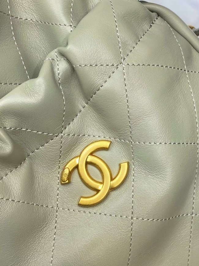 Chanel SMALL Lambskin Shoulder Bag SS2088 gray