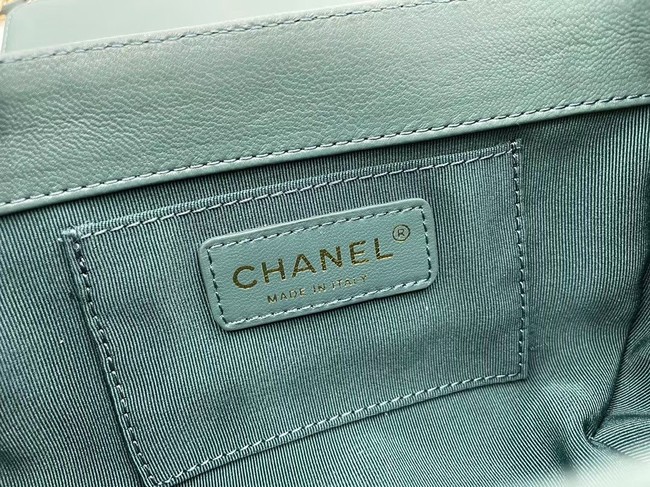 Chanel Flap Lambskin Shoulder Bag AS2556 green